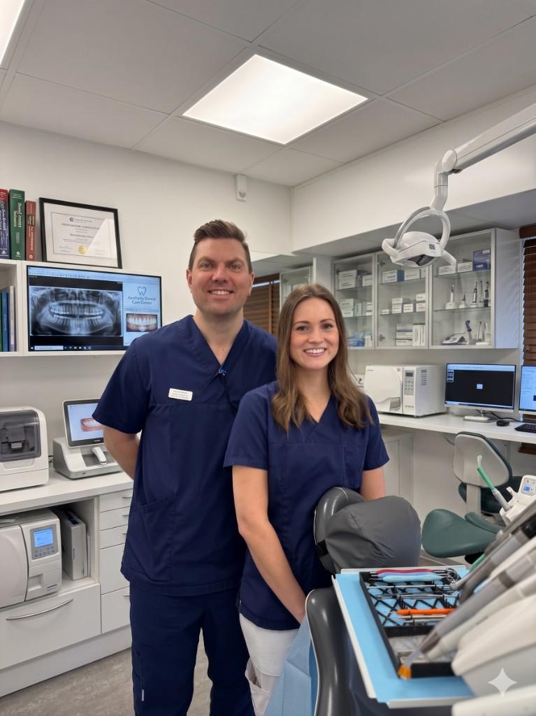 Kompositlagning på kliniken